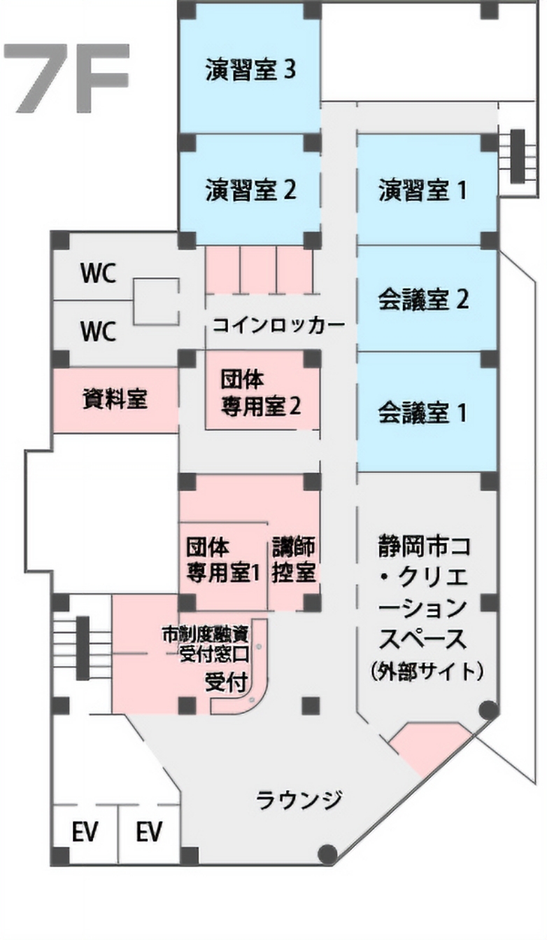 産学交流センター7Fフロア案内